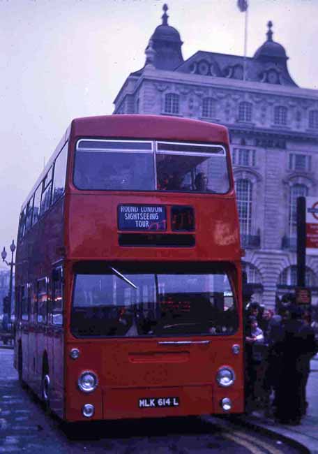 London Transport Daimler FLeetline Park Royal DMS614